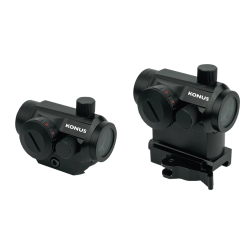 VISEUR POINT ROUGE KONUS NUCLEAR-QR2 1X22 MONTAGE QR HAUT + MONTAGE BAS
