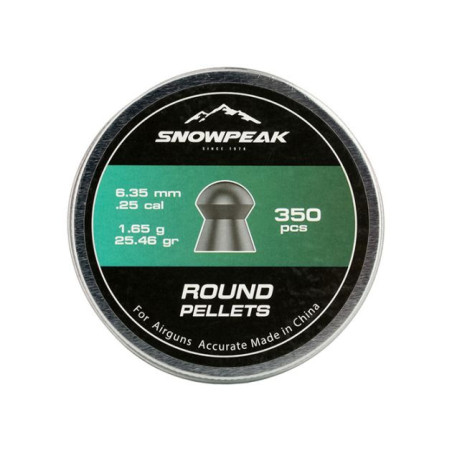 PLOMBS RONDS 6.35 X350