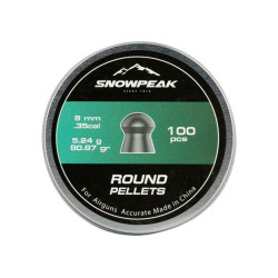 Boite PLOMBS RONDS 9MM X100