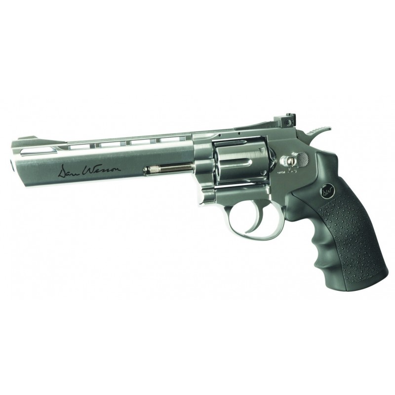 COLOMBISPORTS - REVOLVER GNB DAN WESSON 6'' CHROME MAT 4,5 CO2-BBS