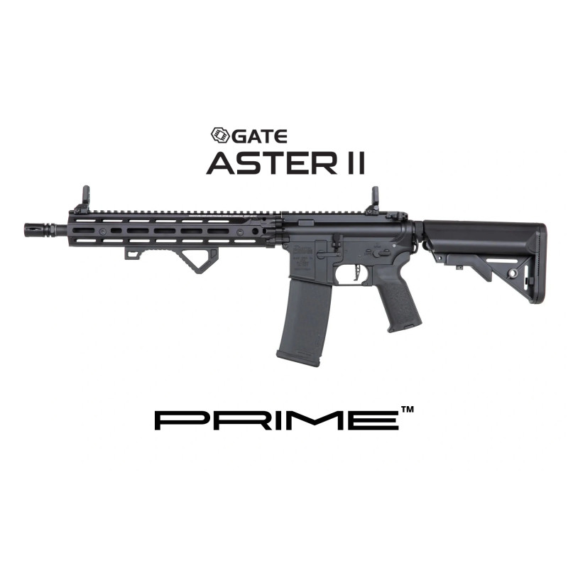 REPLIQUE LONGUE 6MM SA-P26 DANIEL DEFENSE ASTER II CHAOS NOIRE BRUSHLESS  - AIRSOFT