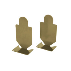 CIBLE ET PORTE CIBLE METAL VERT