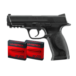 PACK SMITH & WESSON M&P 40 4.5 + 2 BTS CO2 UMAREX PAR 5