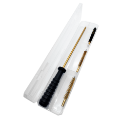 KIT DE NETTOYAGE TRANSPARENT ARME DE POING LAITON CAL 22