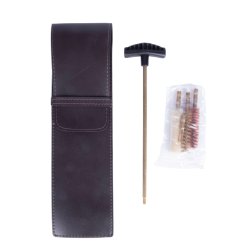 KIT NETTOYAGE PISTOLET GROS CALIBRE ETUI SKAI LAITON CAL 44
