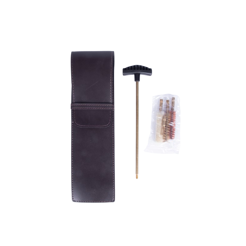 KIT NETTOYAGE PISTOLET GROS CALIBRE ETUI SKAI LAITON CAL 44