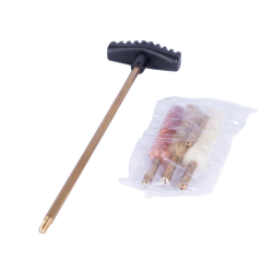 KIT NETTOYAGE PISTOLET GROS CALIBRE ETUI SKAI LAITON CAL 44