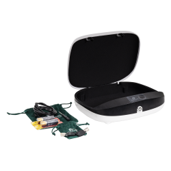 COFFRE EFFET PERSONNEL BLANC A CLEF- EMPREINTE DIGITALE