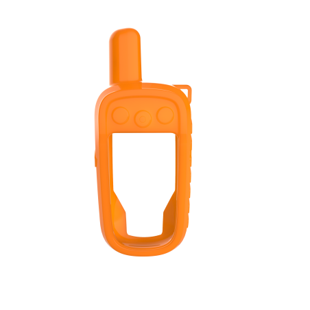 COQUE SILICONE ALPHA 100 TACTILE ORANGE