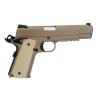 PISTOLET 6MM GAZ 1911 KIMBER STYLE TAN - AIRSOFT
