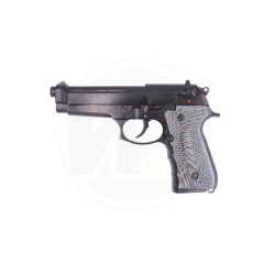 PISTOLET 6MM GAZ M92 EAGLE SEMI / FULL AUTO NOIR - AIRSOFT