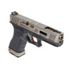 PISTOLET 6MM GAZ T3 SV SLIDE GD BARREL BK FRAME - AIRSOFT
