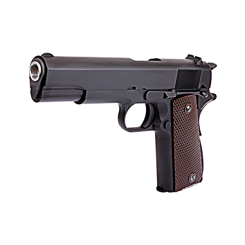 PISTOLET 6MM GAZ 1911A NOIR - AIRSOFT