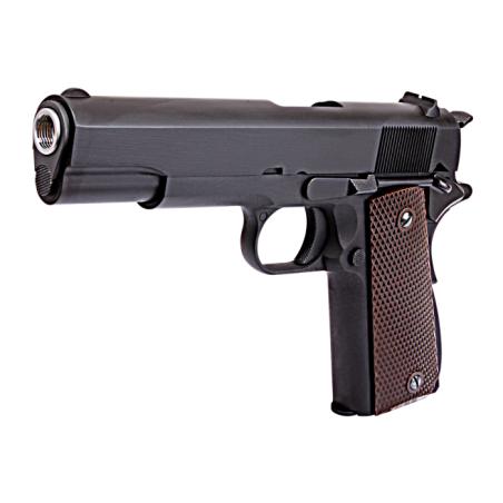 PISTOLET 6MM GAZ 1911A NOIR - AIRSOFT