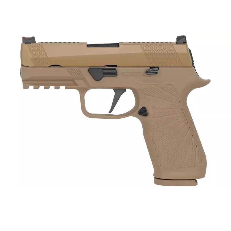 PISTOLET 6MM GAZ F18V2 TAN - AIRSOFT