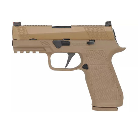 PISTOLET 6MM GAZ F18V2 TAN - AIRSOFT