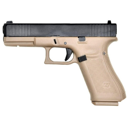 PISTOLET 6MM GAZ W17F GEN5 NOIR ET TAN - AIRSOFT