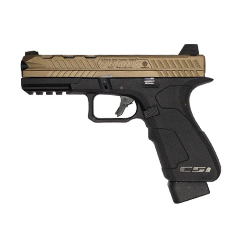 PISTOLET 6MM P2 CSI GAZ TAN - AIRSOFT