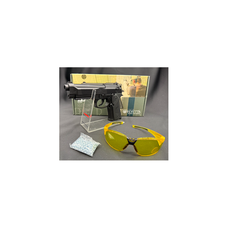 Umarex-Pack beretta ELITE II CO2 CAL BB/4.5 MM +Laser, Fourreau ET CO2