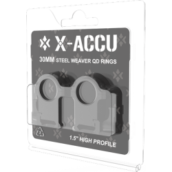 COLLIER 30MM ACIER QR WEAVER HAUT