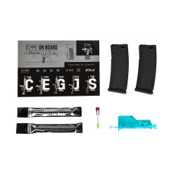 REPLIQUE LONGUE 6MM SA-P27 PRIME DANIEL DEFENSE ASTER II GREY BRUSHLESS