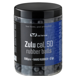 BILLES ZULU CAOUTCHOUC 1.2G VRAC X500 calibre 50