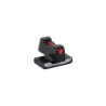 GUIDON FIBRE OPTIQUE ROUGE TP9