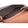 CARNIER CUIR VIEILLI BRETELLE CUIR TRESSEE