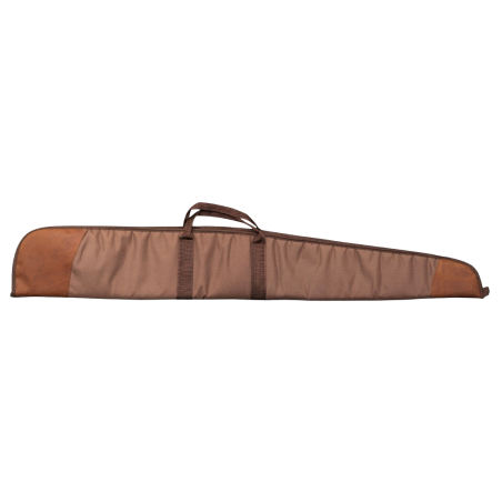 FOURREAU FUSIL TOILE MARRON ET CUIR
