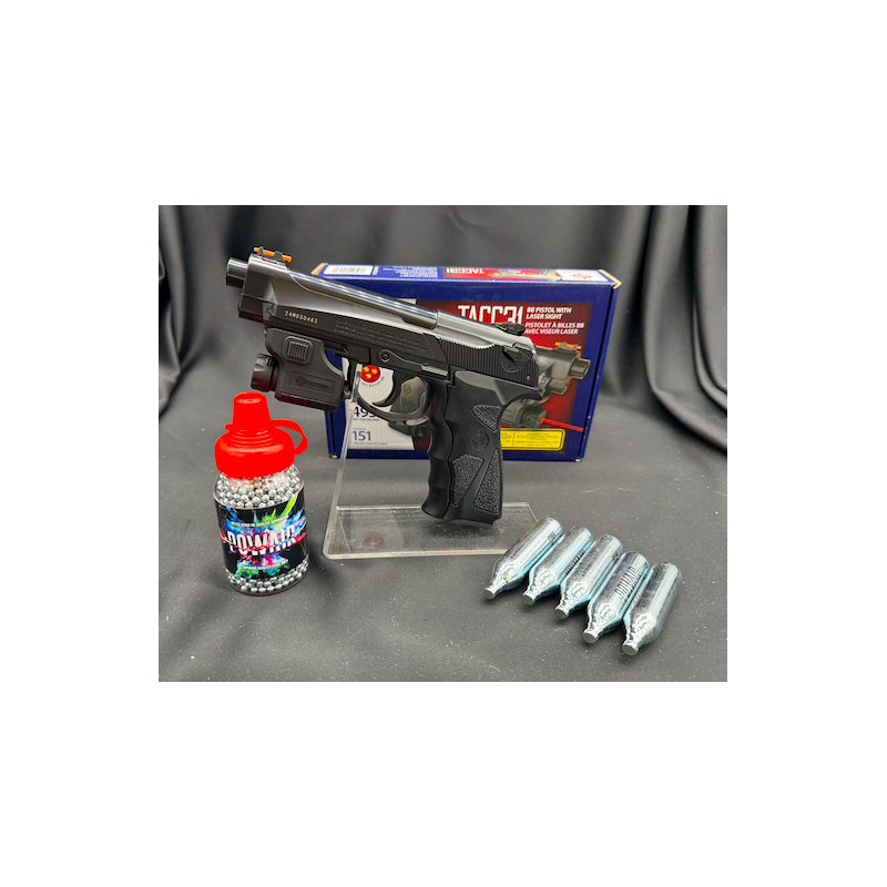 CROSMAN -  PISTOLET TAC31 CO2 + LASER C4.5 4.1J