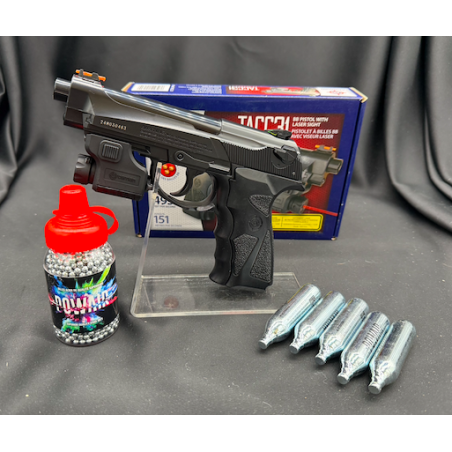 CROSMAN -  PISTOLET TAC31 CO2 + LASER C4.5 4.1J