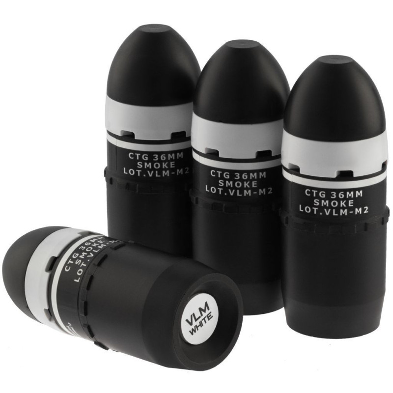 PACK 10 PROJECTILES VELUM MK2 FUMI BLANC - AIRSOFT