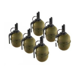 PACK 6 GRENADES TAG 19 Y SANS ECLATS - AIRSOFT