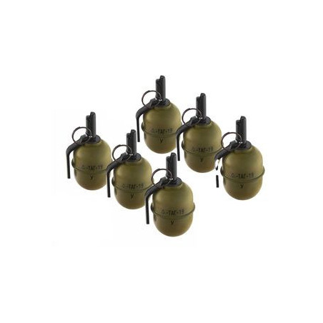 PACK 6 GRENADES TAG 19 Y SANS ECLATS - AIRSOFT