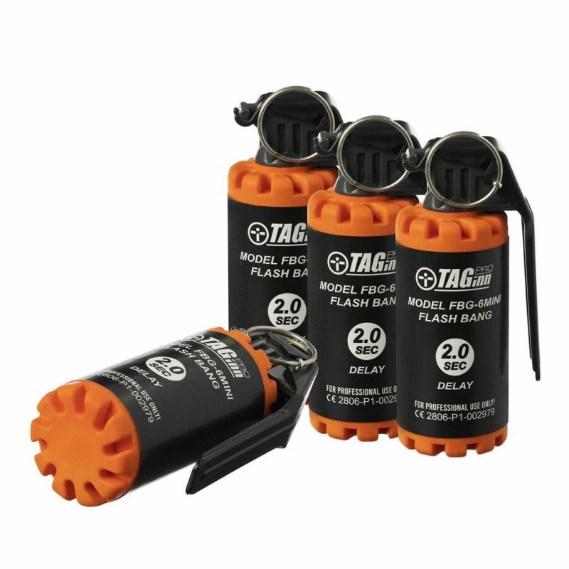 PACK 6 GRENADES FBG-6 MINI FORCE DE L ORDRE - AIRSOFT