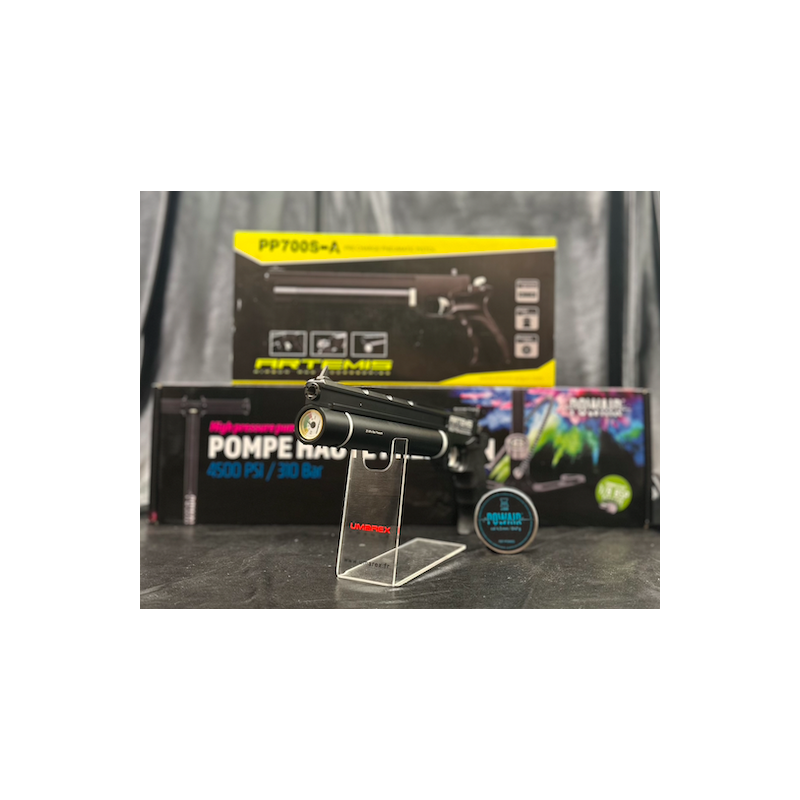 Pack Pistolet PCP + Pompe + Plombs - PP700S - Fiable et pas cher - Calibre 4,5MM