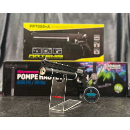 Pack Pistolet PCP + Pompe + Plombs - PP700S - Fiable et pas cher - Calibre 4,5MM