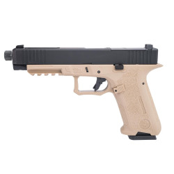 PISTOLET 6MM XO 35 NOIR ET TAN