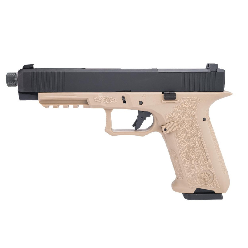 PISTOLET 6MM XO 35 NOIR ET TAN