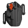 HOLSTER POLYMERE A RETENTION, SECURITE LTG PRO ORANGE - PDP 4.5''/5'' - GAUCHER
