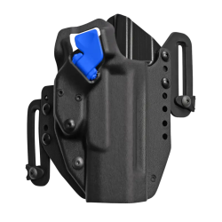 HOLSTER POLYMERE A RETENTION, SECURITE LTG PRO BLEUE - PDP 4.5''/5''- DROITIER
