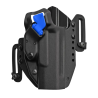 HOLSTER POLYMERE A RETENTION, SECURITE LTG PRO BLEUE - PDP 4.5''/5''- DROITIER