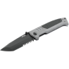 COUTEAU PLIANT WALTHER PDP TANTO FOLDER TUNGSTEN GREY - PARTIELLEMENT CRANTEE