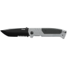 COUTEAU PLIANT WALTHER PDP TANTO FOLDER TUNGSTEN GREY - PARTIELLEMENT CRANTEE
