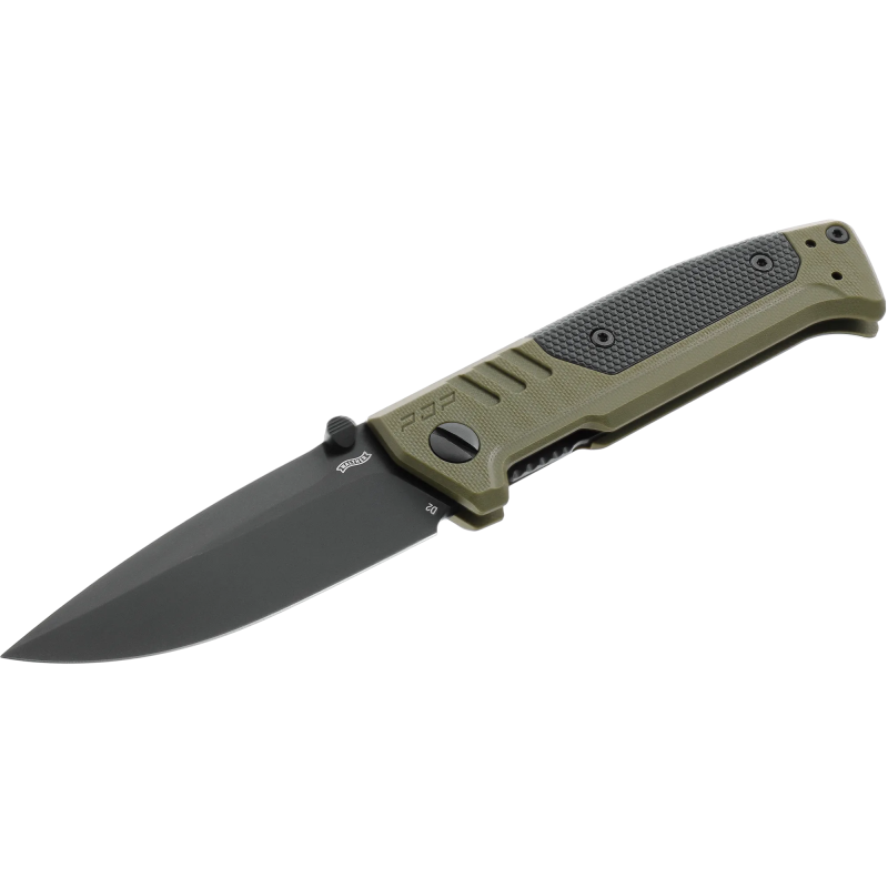 COUTEAU PLIANT WALTHER PDP SPEARPOINT FOLDER OD GREEN