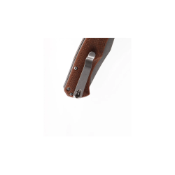 COUTEAU PLIANT WALTHER CTK 1 FINITION STONE WASHED BROWN