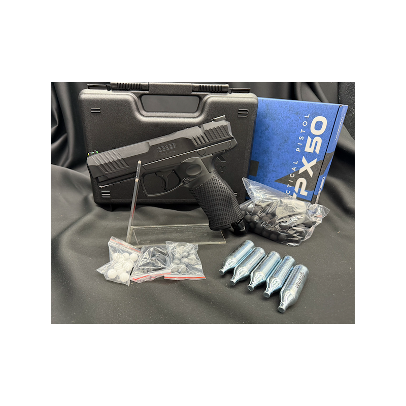 Pack Découverte Prêt à tirer-  PISTOLET T4E TPX 50 GEN2 CAL 50 - 19,9 J UMAREX