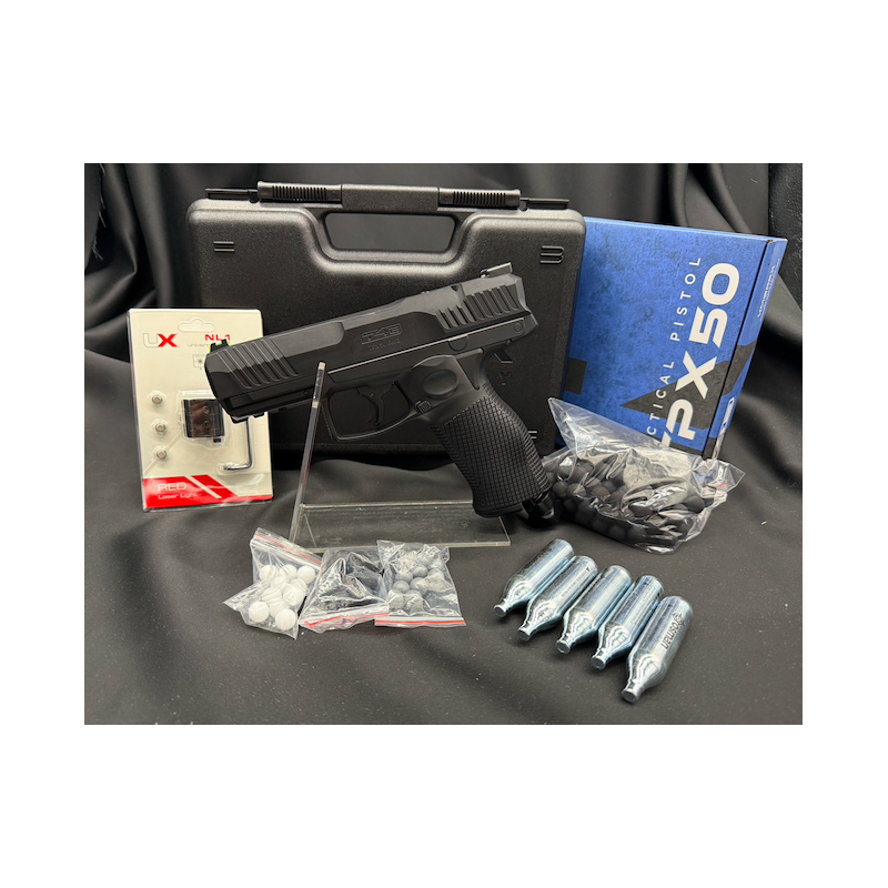 Pack Découverte Prêt à tirer-  PISTOLET T4E TPX 50 GEN2 CAL 50 - 19,9 J UMAREX