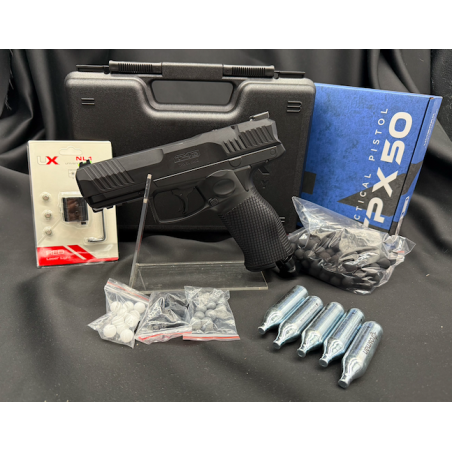 Pack Découverte Prêt à tirer-  PISTOLET T4E TPX 50 GEN2 CAL 50 - 19,9 J UMAREX