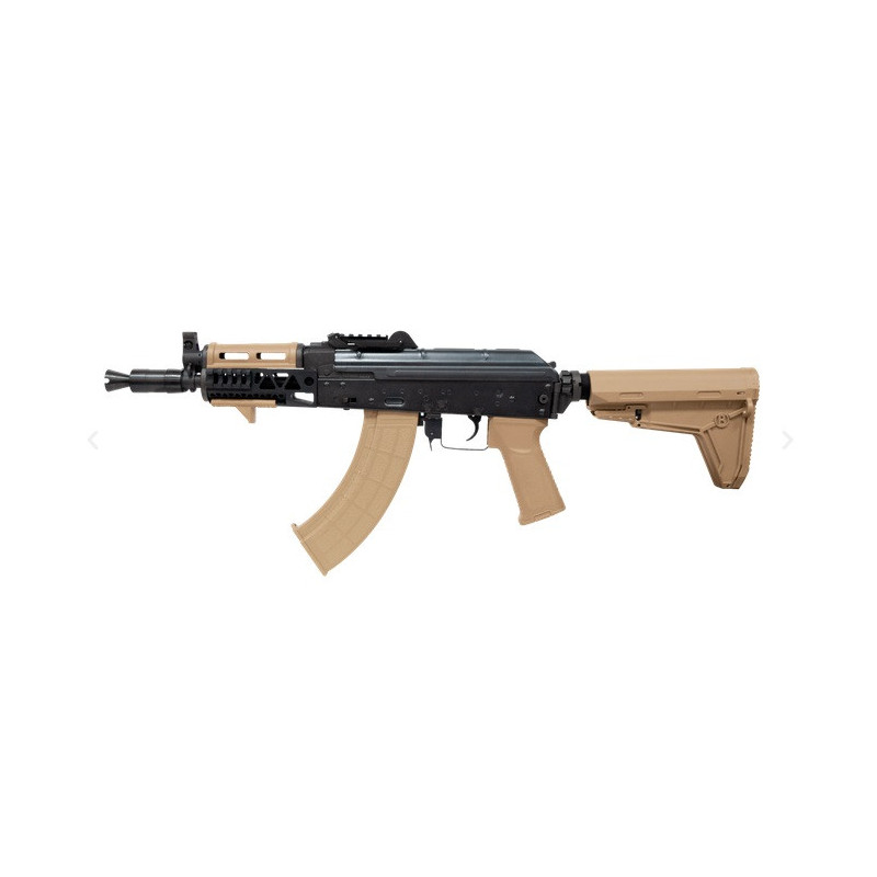 REPLIQUE LONGUE 6MM AK74 U TACTICAL TAN